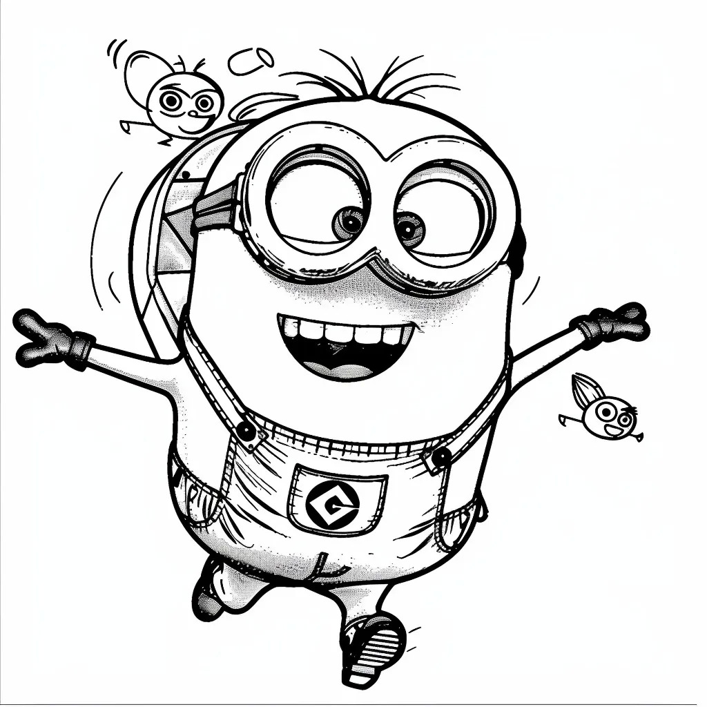 Minion Coloring Pages