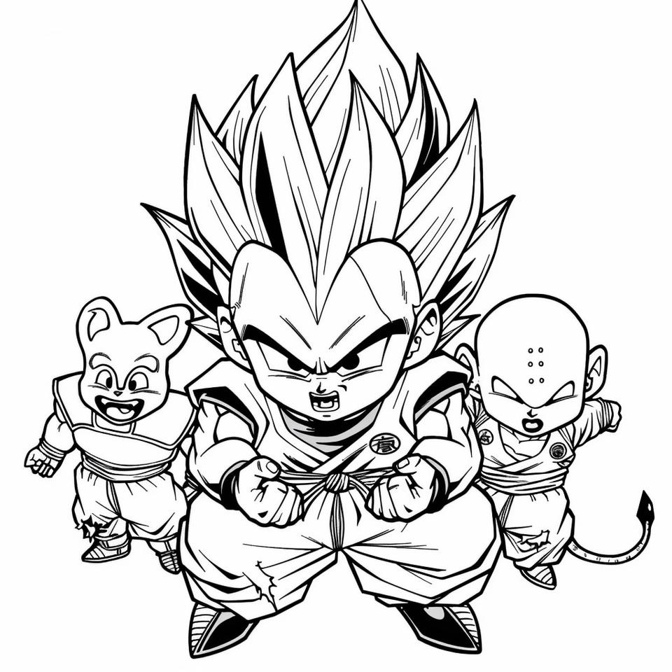 Dragon Ball Coloring page